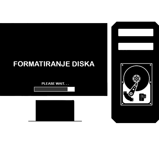 FORMATIRANJE NISKE RAZINE ZA TVRDI DISK (HARD DISK)