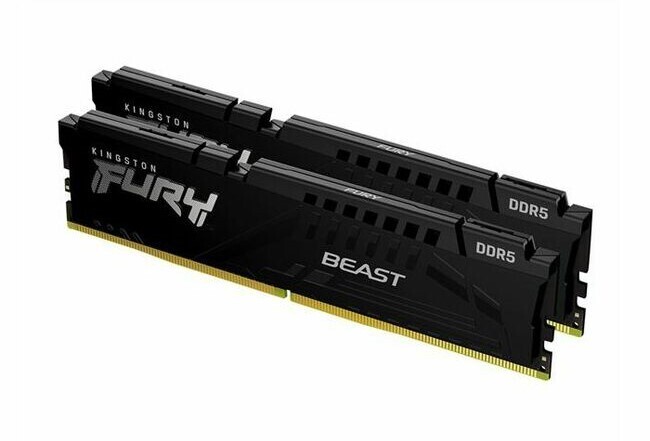 Kingston FURY Beast Black 16GB(2x8GB)5600MT/s DDR5 CL40 DIMM, XMP