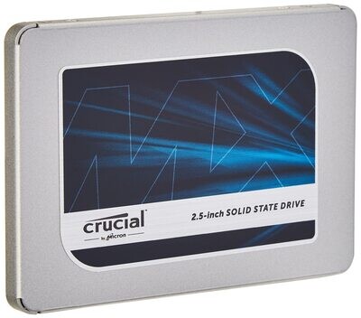 Crucial® MX500 500GB SATA 2.5” 7mm (with 9.5mm adapter) SSD