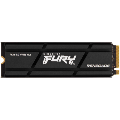 KINGSTON FURY Renegade 1TB SSD with Heatsink, M.2 2280, PCIe 4.0 NVMe, Read/Write 7300/6000MB/s, Random Read/Write: 900K/1000K IOPS