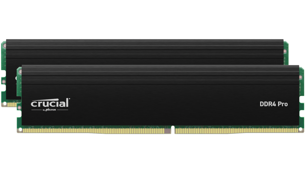 Crucial Pro 64GB Kit (2x32GB) DDR4-3200 UDIMM CL22