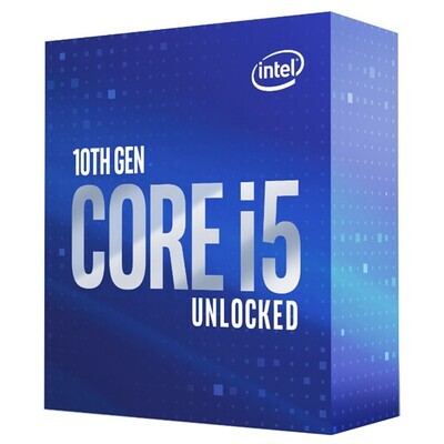 Intel CPU Desktop Core i5-10600KF (4.1GHz, 12MB, LGA1200) box