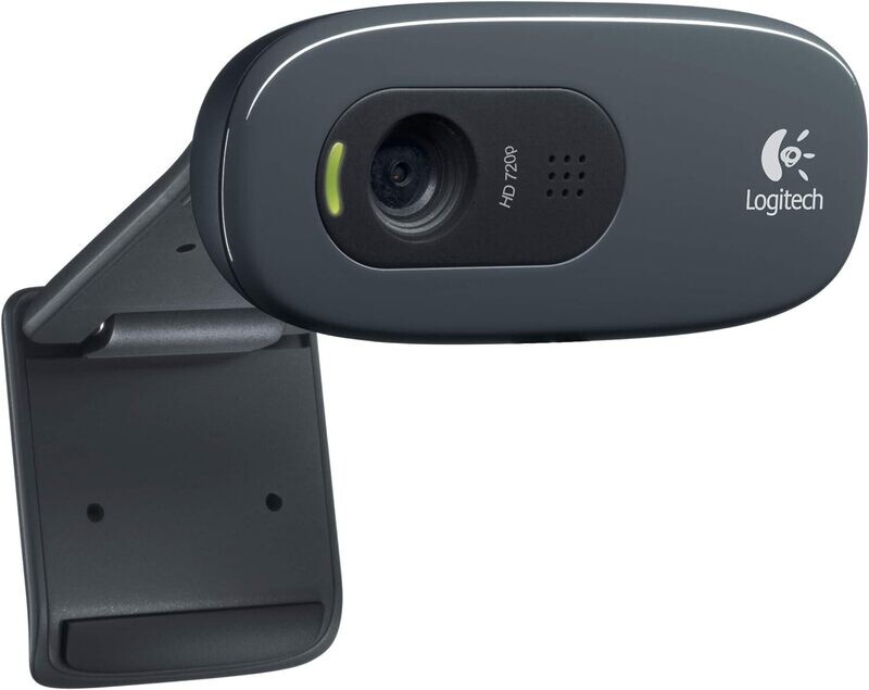 LOGITECH C270 HD Webcam - BLACK - USB