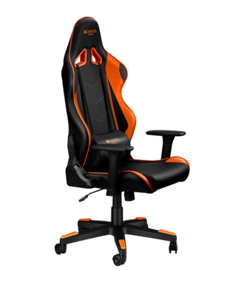 CANYON Deimos GС-4, Gaming chair, black+orange