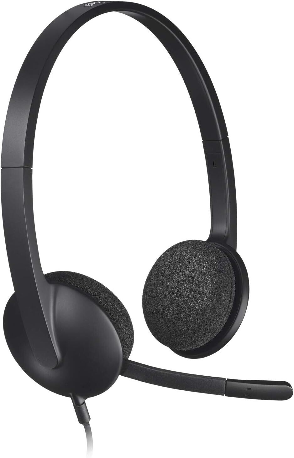 LOGITECH H340 Corded Headset - BLACK - USB