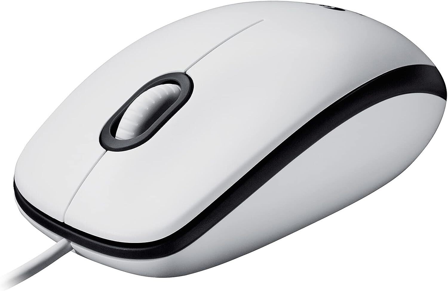 LOGITECH M100 Corded Mouse-WHITE