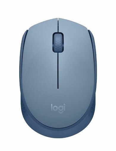 LOGITECH M171 Wireless Mouse, Blue grey