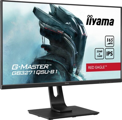 IIyama G-Master GB3271QSU-B1, 32" IPS display - WQHD resolution (2560 x 1440), Free Sync technology - Black Tuner, Blue Light - 1ms response time - 80M Advanced Contrast Ratio: 1 - 2x HDMI