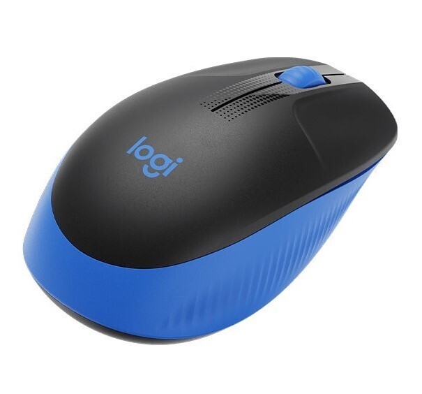 LOGITECH M190 Wireless Mouse, Blue