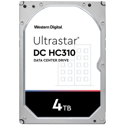 Western Digital Ultrastar DC HDD Server HC310 (3.5’’, 4TB, 256MB, 7200 RPM, SATA 6Gb/s, 512N SE)