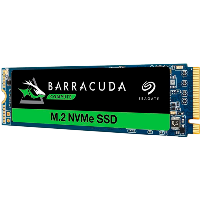 Seagate® BarraCuda™ PCIe, 250GB SSD, M.2 2280 PCIe 4.0 NVMe, Read/Write: 3,200 / 1,300 MB/s