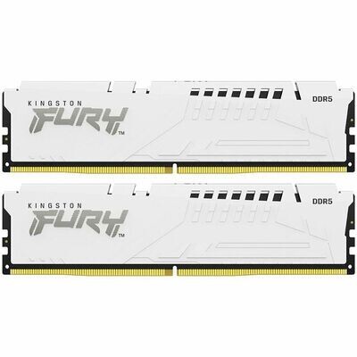 Kingston 32GB 5600MT/s DDR5 CL36 DIMM (Kit of 2) FURY Beast White EXPO