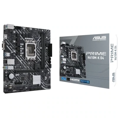 ASUS Mainboard Desktop PRIME H610M-K D4 (LGA 1700, Intel H610, DDR4)