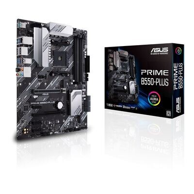 ASUS Mainboard Desktop PRIME B550-PLUS (AM4, AMD B550, DDR4, ATX)