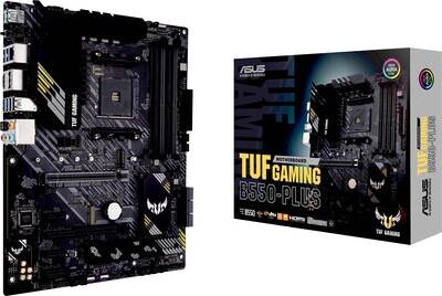 ASUS Mainboard Desktop TUF GAMING B550-PLUS (AM4, DDR4, ATX)
