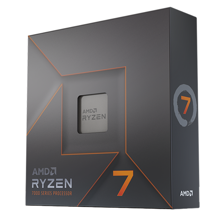 AMD CPU Desktop Ryzen 7 8C/16T 7700X (4.5/5.0GHz Boost,40MB,105W,AM5) box, with Radeon Graphics
