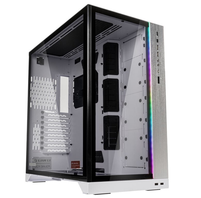 Case Lian Li O11 Dynamic XL ROG Certified, ATX, Big-Tower, Tempered glass, White