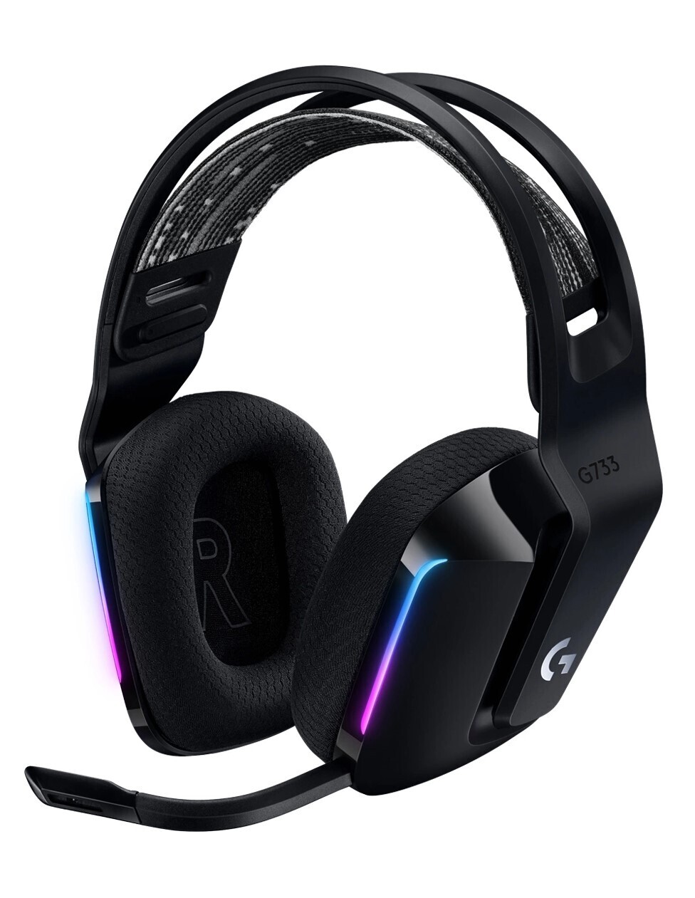 LOGITECH G733 LIGHTSPEED Wireless RGB Gaming Headset - BLACK