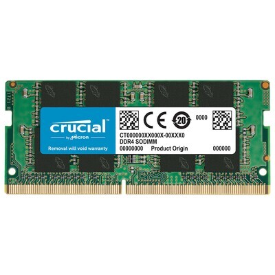 Crucial 16GB DDR4-3200 SODIMM CL22 (8Gbit/16Gbit)