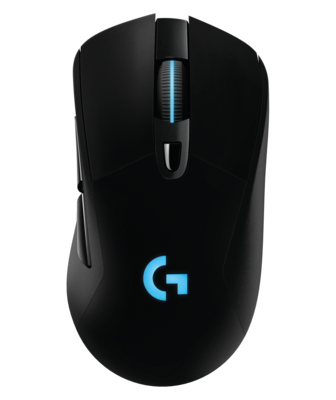 LOGITECH G703 LIGHTSPEED Wireless Gaming Mouse - HERO - BLACK