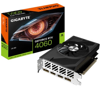 Gigabyte GeForce RTX 4060 D6 8G, 8GB GDDR6