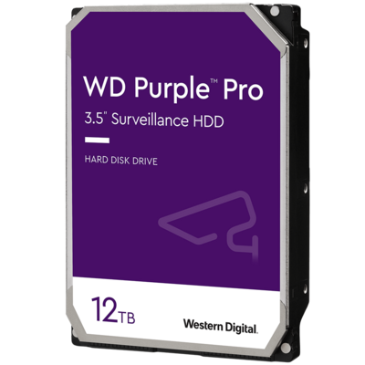 HDD AV WD Purple Pro (3.5'', 12TB, 256MB, 7200 RPM, SATA 6 Gb/s)