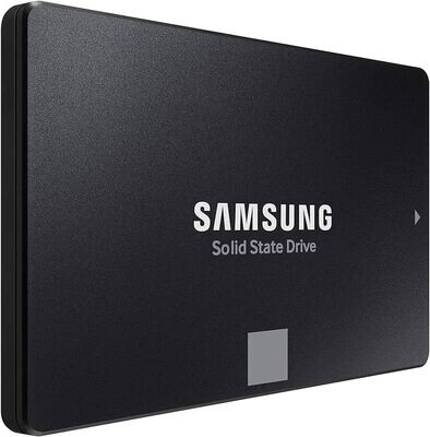 Samsung 870 EVO 4TB SSD, 2.5” 7mm, SATA 6Gb/s, Read/Write: 560 / 530 MB/s, Random Read/Write IOPS 98K/88K