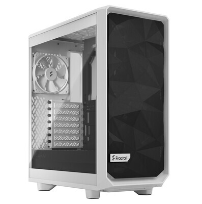 Case Fractal Meshify 2 Compact Lite White TG Clear