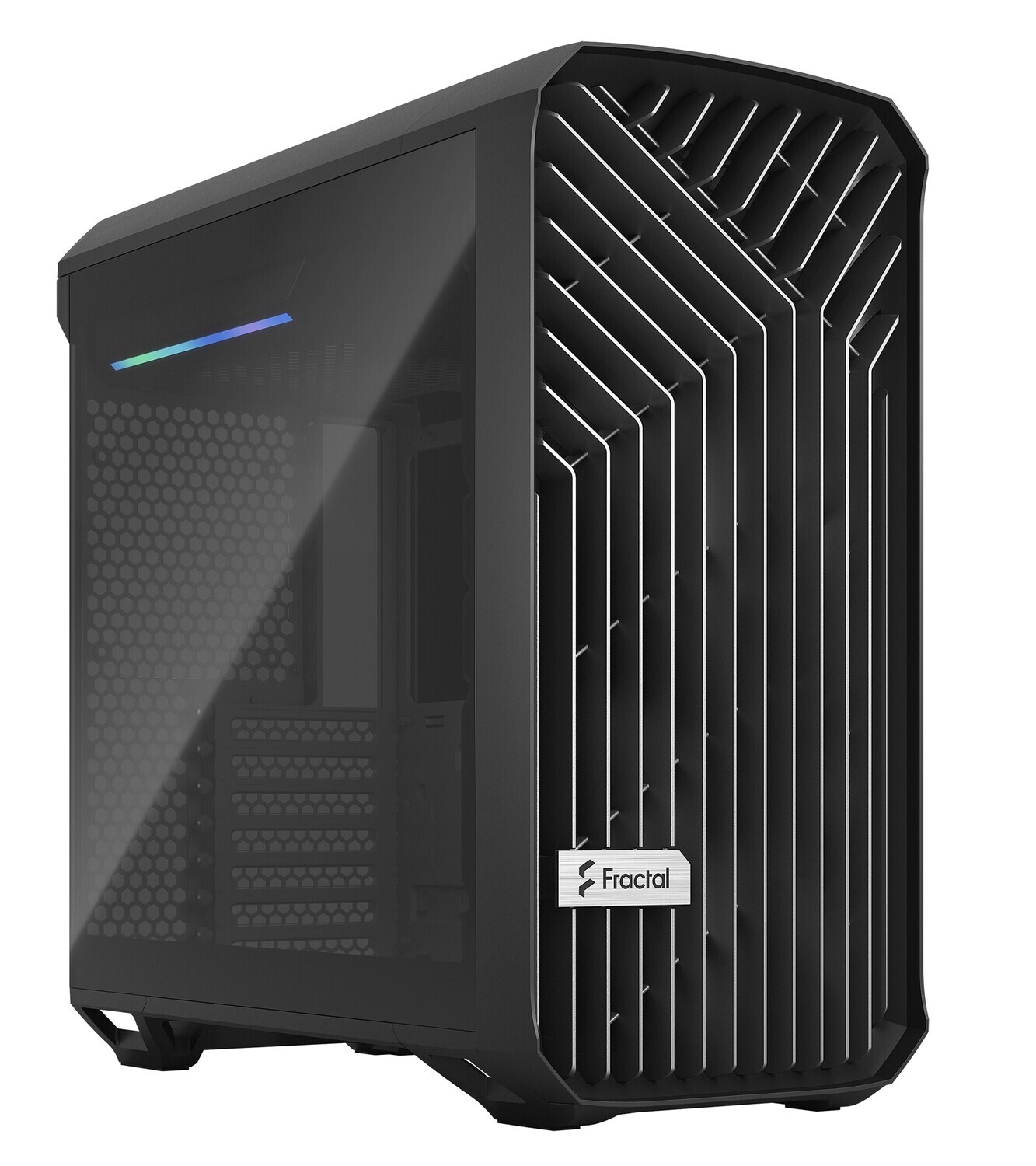 Case Fractal Torrent Compact Black TG Dark, bez napaj.