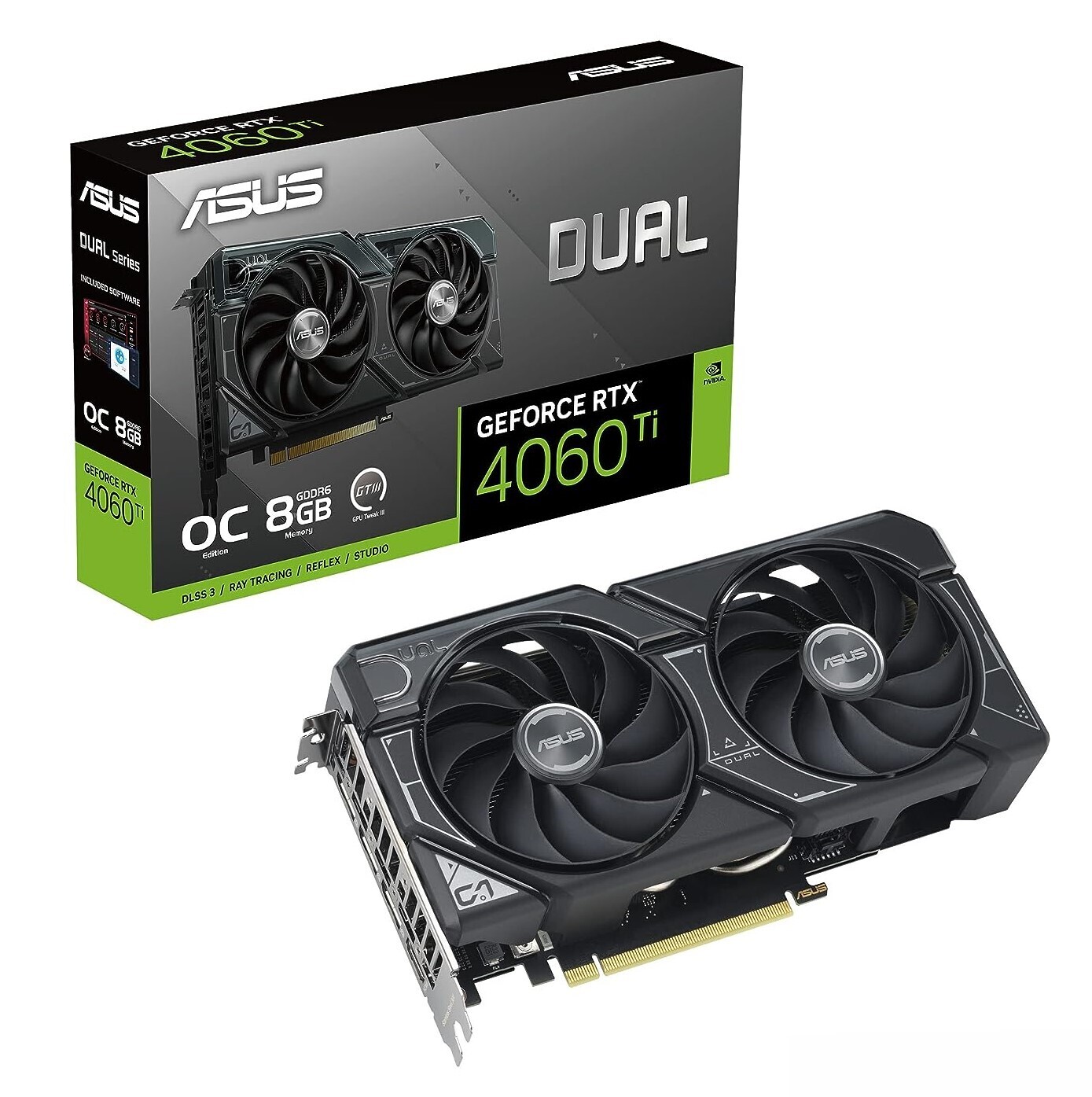 ASUS GeForce RTX 4060 Dual EVO OC O8G, 8GB GDDR6