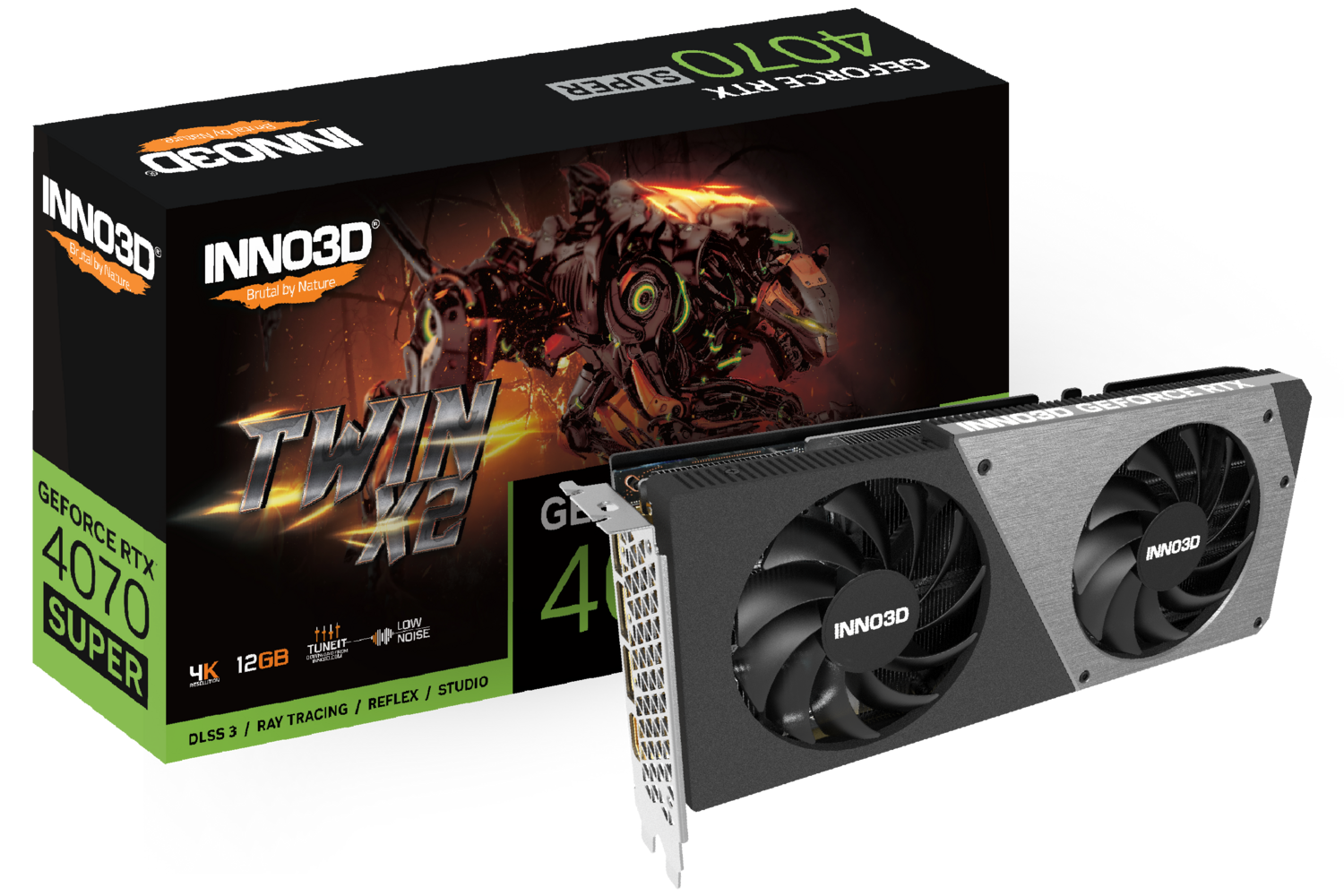 INNO3D GeForce RTX 4070 Super Twin X2, 12GB GDDR6X
