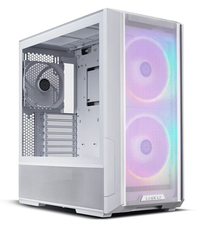 Case ATX Lian Li LANCOOL 216, Midi-Tower, ARGB, Tempered Glass, White