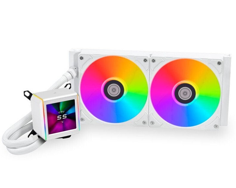 AIO Liquid Cooler GALAHAD II LCD 280, ARGB, White
