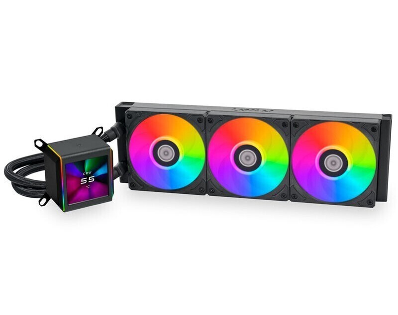 AIO Liquid Cooler Lian Li GALAHAD II LCD 360, ARGB, Black