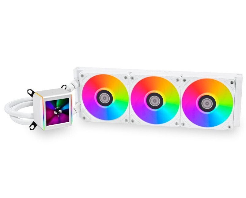 AIO Liquid Cooler Lian Li GALAHAD II LCD 360, ARGB, White