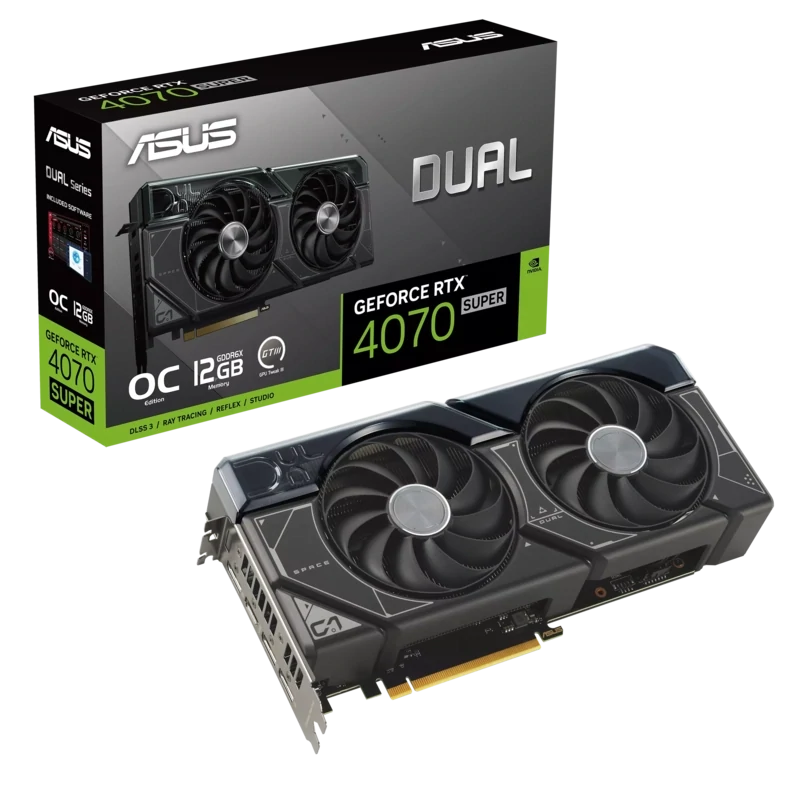 ASUS GeForce RTX 4070 Super Dual OC, 12GB GDDR6X