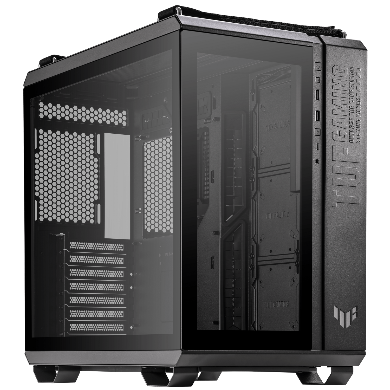 Case ASUS TUF Gaming GT502, ATX, Midi-Tower, Tempered Glass, Black