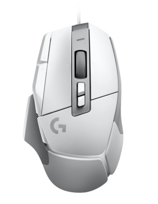 LOGITECH G502 X Corded Gaming Mouse - WHITE
