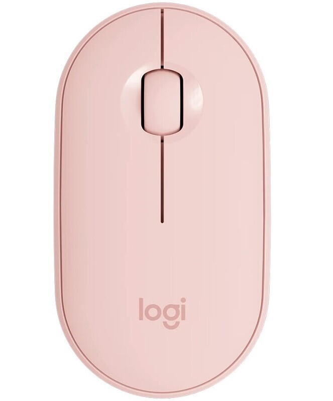LOGITECH M350S Pebble 2 Bluetooth Mouse - TONAL ROSE - DONGLELESS