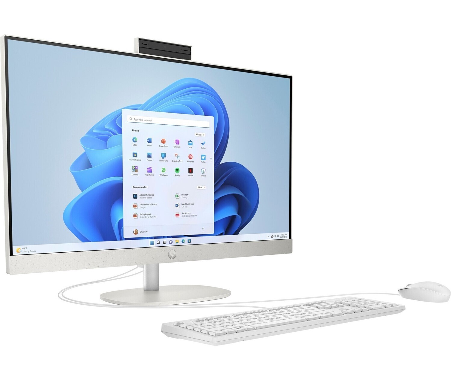 HP All-in-One 27-cr0043ny, 27&quot; FHD IPS Antiglare, Free DOS,Intel i5 1335U,16 GB DDR4-3200, 1 TB PCIe NVMe M.2 SSD, Intel Iris Xe,HDMI ,RJ-45, USB Type C, 2xUSB Type A, 2xUSB 2.0,tipkovnica+miš