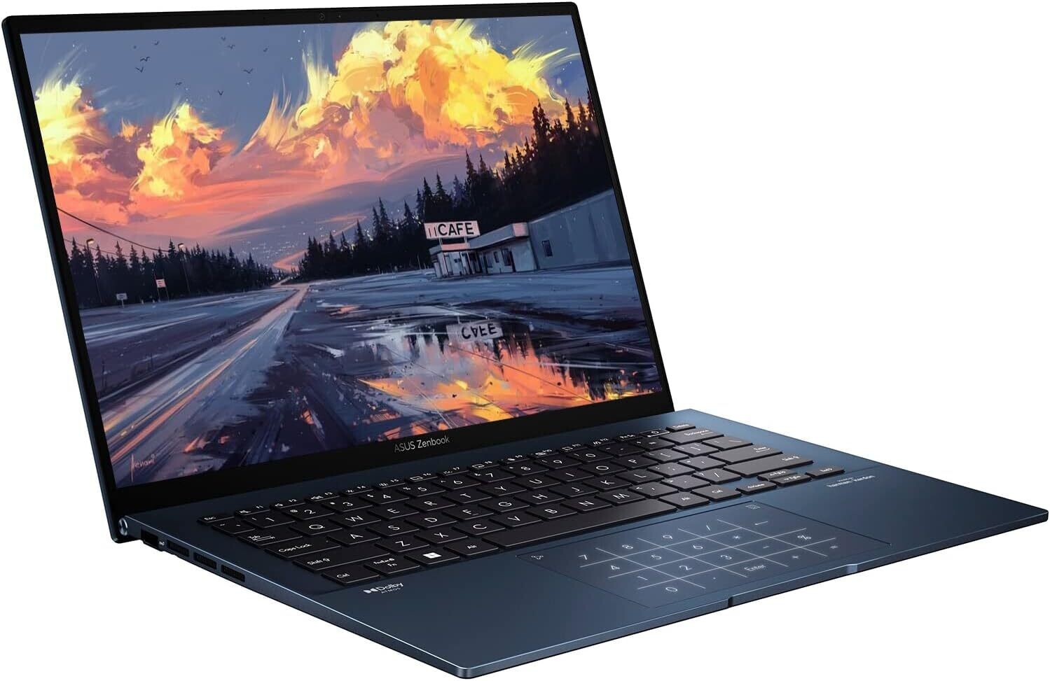 ASUS Zenbook 14 OLED UX3405CA-QL077W, Windows 11 Home, Intel Core Ultra 5 Processor 225H up to 4.9GHz, Core 14, 16GB, 14&quot; WUXGA, SSD 1TB M.2 PCIe NVMe, Intel Arc Graphics, Wi-Fi 7, BT5.4, 1x USB-A