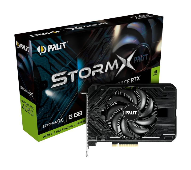 PALIT GeForce RTX 4060 StormX, 8GB GDDR6