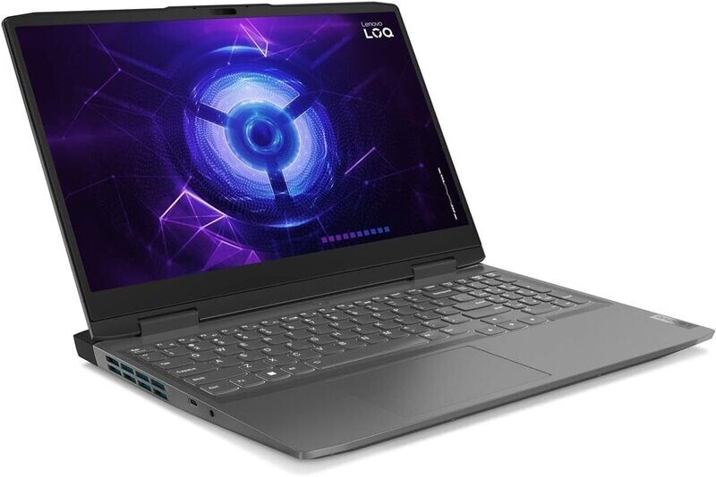Notebook Lenovo LOQ 15IAX9E, DOS, Intel Core i5-12450HX, 16GB,SSD 512GB M.2 2242 PCIe, NVIDIA GeForce RTX 2050 4GB, 802.1ax, BT5.2, Wi-Fi 6, 2x USB - Type A, 1x USB Type - C, 1x RJ-45, 1X Card reader