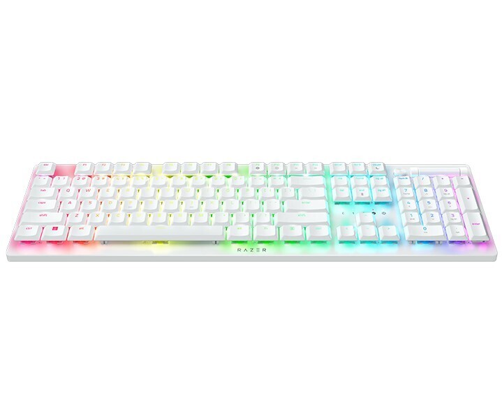 Keyboard Razer DeathStalker V2 Pro, Clicky Optical Switch, White, US HR