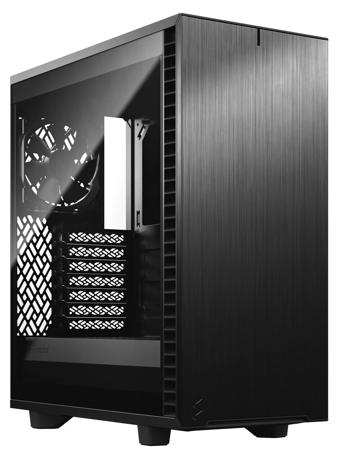 Case Fractal Define 7 Compact TG Light, crno, bez nap.