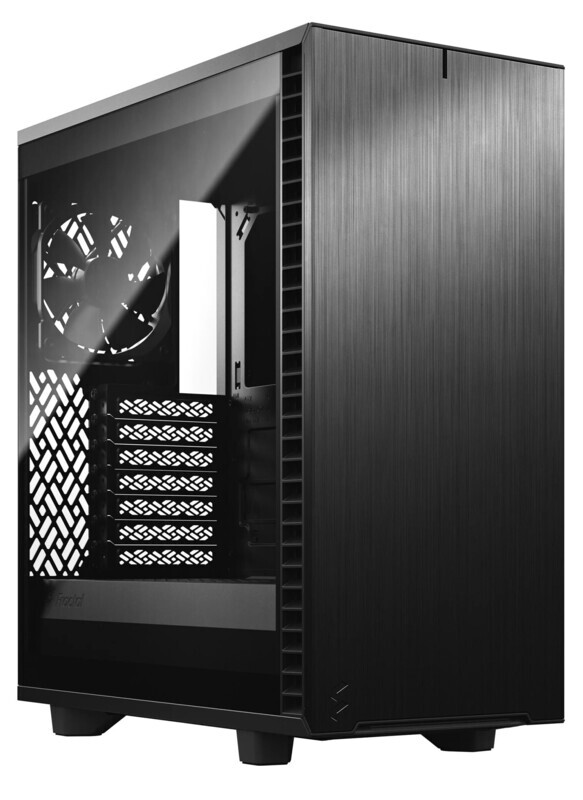 Case Fractal Define 7 Compact TG Light, crno, bez nap.