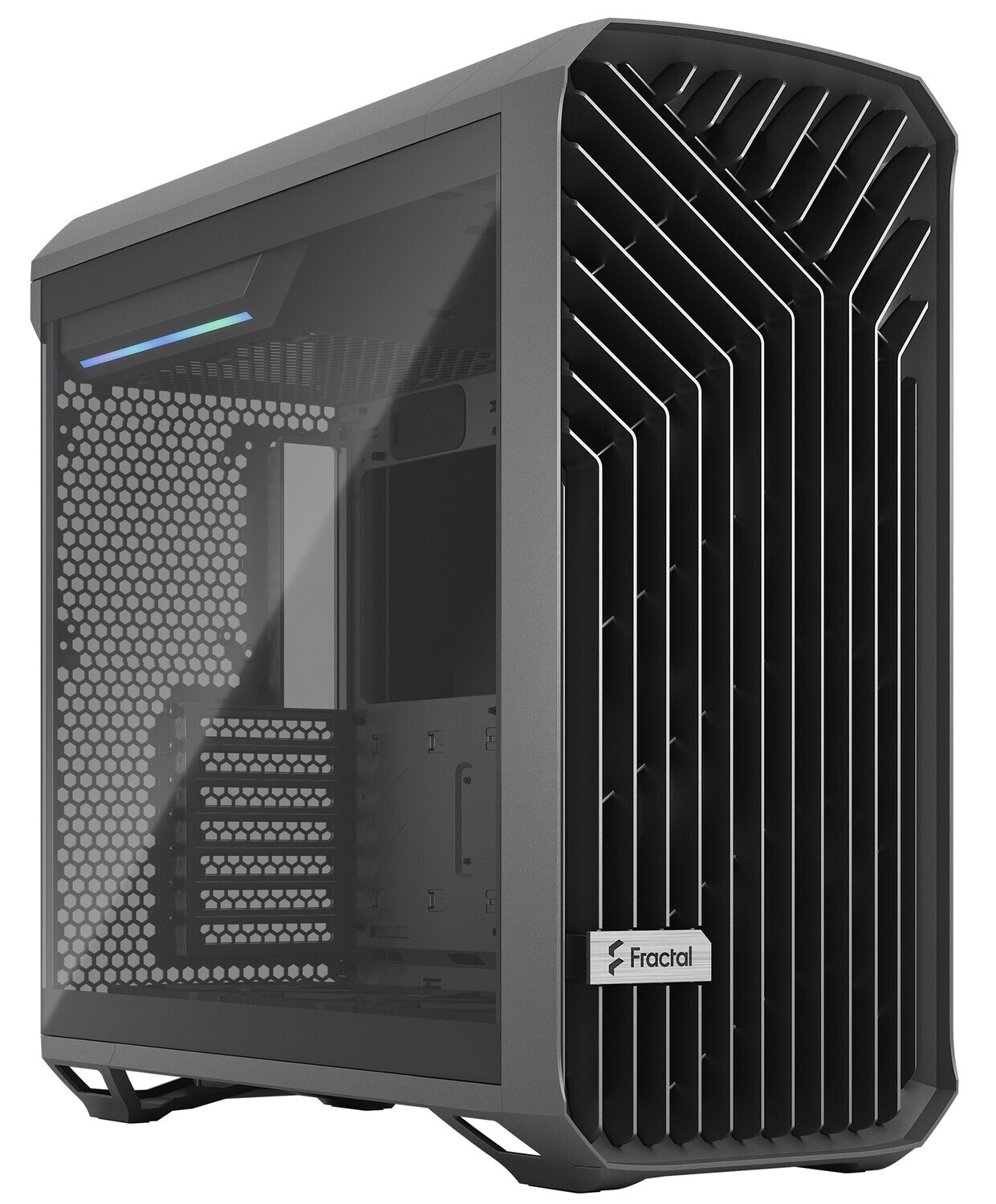 Case Fractal Torrent Black TG Light, crno,bez napajanja