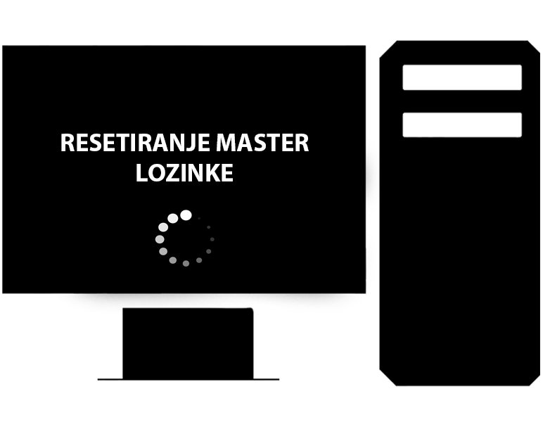 RESETIRANJE MASTER LOZINKE
