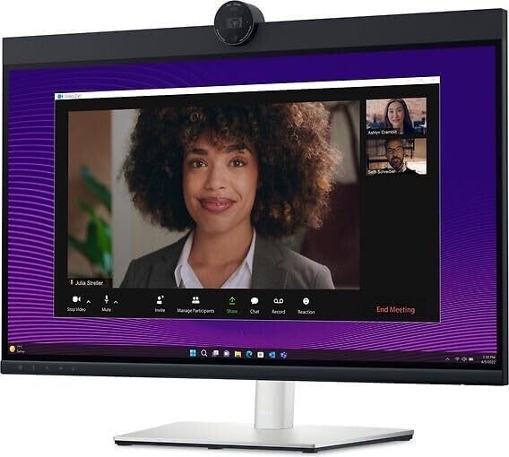 Monitor DELL P2724DEB Video Conferencing 27&quot;, 2560x1440, QHD, IPS Antiglare, 16:9, 1000:1, 350 cd/m2, 8ms/5ms, 178/178, 2xDP, HDMI, 2xUSB-C (DP/PD), USB-B, 3xUSB-A, RJ-45, Audio line out, 2x5W Speaker