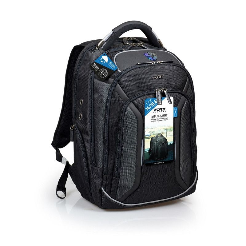 Port ruksak Melbourne 15.6&quot;, crn, kišna navlaka